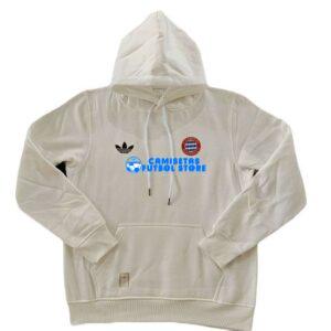 Sudadera Bayern Con Cappuccio 2024-2025 Bianco