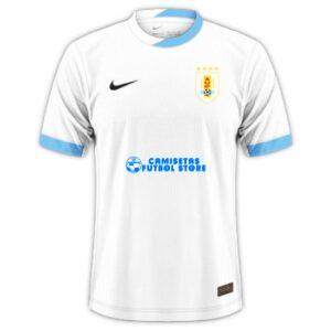 Maglia Uruguay 2ª Calcio 2024/2025 Bianco