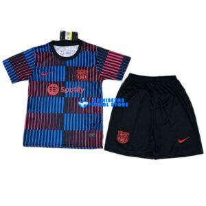 Maglia Barcelona Pre-match Calcio 2024/25 Bambino Kit