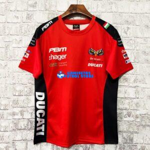 Ducati CAMISETA cuello redondo rojo 24-25