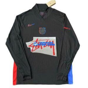 Maglia Barcelona 2ª Calcio 2024/2025 Manga Larga STÜSSY