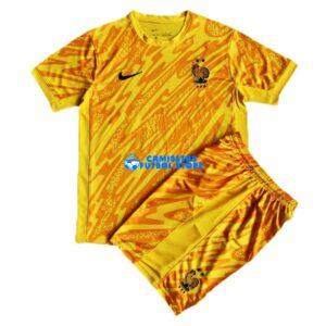 Maglia Francia Portero 1ª Calcio 2024/2025 Bambino Kit