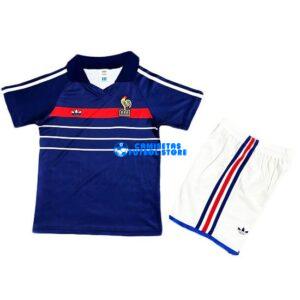Maglia Francia 1ª Calcio 1982/1983 Bambino Kit