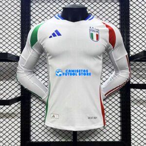 Maglia Italia 2ª Calcio 2024/2025 Manga Larga