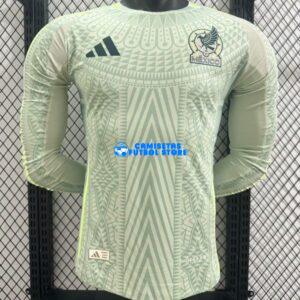 Maglia Messico 2ª Calcio 2024/2025 (EDIZIONE GIOCATORE) Manga Larga