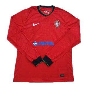 Maglia Portogallo 1ª Calcio 2024/2025 (EDIZIONE GIOCATORE) Manga Larga