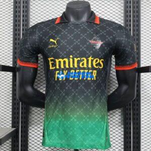 Maglia AC Milan Calcio 2025/2026 (EDIZIONE GIOCATORE) Nero/Verde