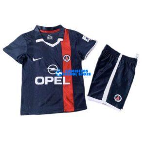Maglia PSG 1ª Calcio 2001/2002 Bambino Kit Retro