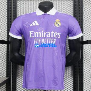 Maglia Real Madrid Pre - Partita Calcio 2025/2026 (EDIZIONE GIOCATORE) Viola