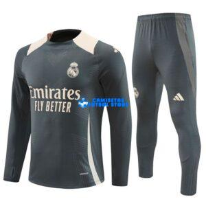 Felpa Da Allenamento Real Madrid 2024/2025 Kit Grigio