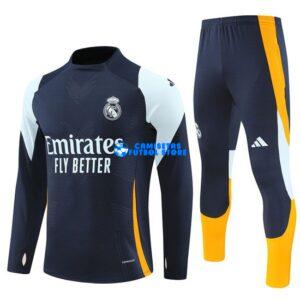 Felpa Da Allenamento Real Madrid 2024/2025 Kit Blu/Arancia