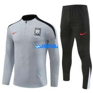 Felpa Da Allenamento Corea 2024/2025 Kit Grigio