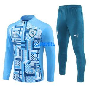 Felpa Da Allenamento Marsella 2024/2025 Kit Blu Cielo