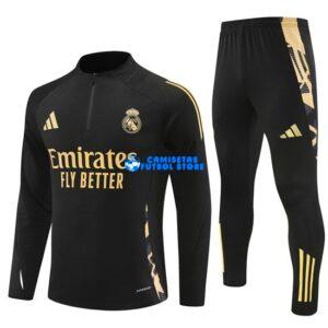 Felpa Da Allenamento Real Madrid 2024/2025 Kit Nero/Giallo