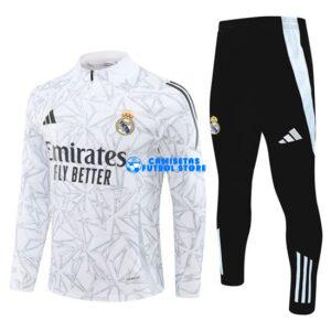 Felpa Da Allenamento Real Madrid 2024/2025 Kit Bianco