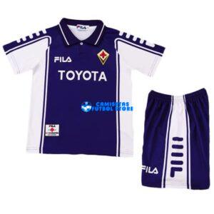Maglia Fiorentina 1ª Calcio 1999/2000 Bambino Kit Retro