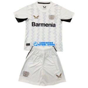 Maglia Leverkusen 2ª Calcio 2024/2025 Bambino Kit