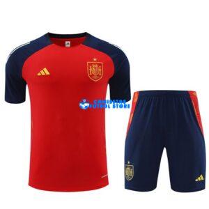 Maglia Spagna Calcio 2024/2025 Nero/Rosso