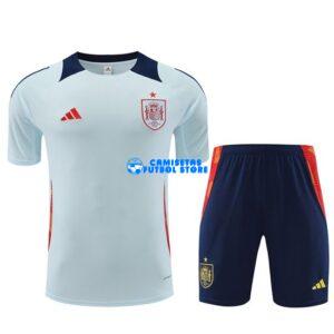 Maglia Spagna Calcio 2024/2025 Blu Scuro/Rosso