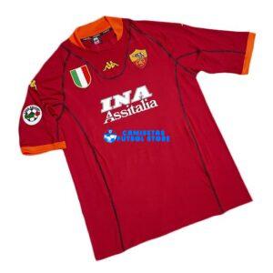 Maglia Roma 1ª Calcio 2001/2002 Retro