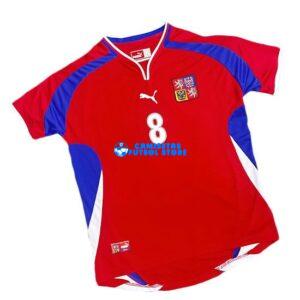 Maglia Repubblica Ceca 1ª Calcio 2000/2001 Retro
