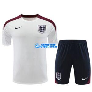 Maglia Inghilterra Calcio 2024/2025 Bianco/Marrone Rosso