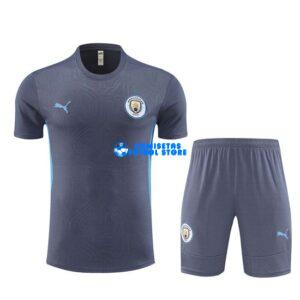 Maglia Manchester City Calcio 2024/2025 Grigio