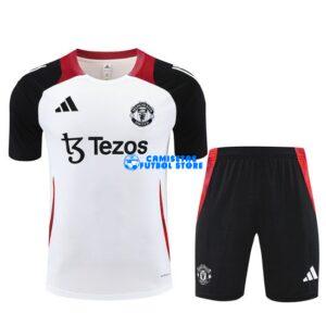 Maglia Manchester United Calcio 2024/2025 Bianco/Nero/Rosso