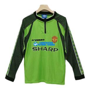 Maglia Manchester United Portiere 1ª Calcio 1998/1999 Manica Lunga Retro
