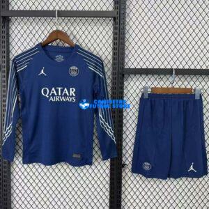 Maglia PSG 4ª Calcio 2024/2025 Manica Lunga Bambino Kit