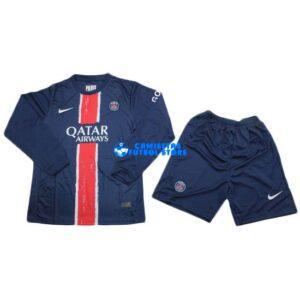 Maglia PSG 1ª Calcio 2024/2025 Manica Lunga Bambino Kit