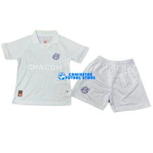 Maglia Marsiglia 125th Calcio 2024/2025 (EDIZIONE GIOCATORE) Bambino Kit Bianco