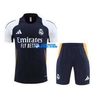 Maglia Real Madrid Calcio 2024/2025 Nero/Blu Scuro/Arancia