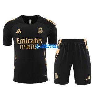 Maglia Real Madrid Calcio 2024/2025 Nero/Dorato
