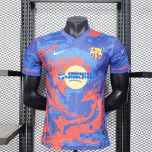 Maglia Barcelona Calcio 2025/2026 (EDIZIONE GIOCATORE) Blu/Arancia