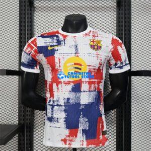 Maglia Barcelona Calcio 2025/2026 (EDIZIONE GIOCATORE) Bianco/Blu/Rosso