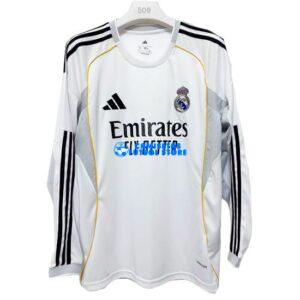 Maglia Real Madrid 1ª Calcio 2025/2026 Manica