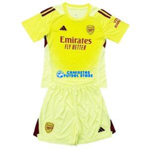 Maglia Arsenal Portiere 3ª Calcio 2025/2026 Bambino Kit