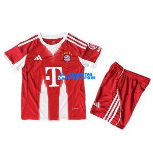 Maglia Bayern Múnich 1ª Calcio 2025/2026 Bambino Kit