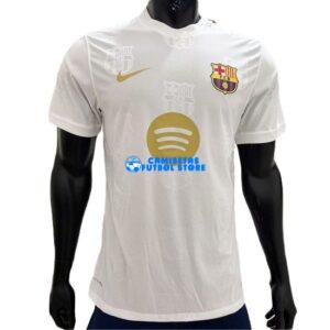 Maglia Barcelona Calcio 2025/2026 (EDIZIONE GIOCATORE) Bianco Logo