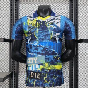 Maglia Manchester City Calcio 2025/2026 (EDIZIONE GIOCATORE) Blu