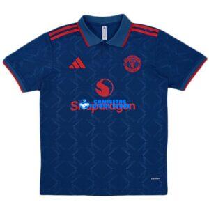 Maglia Manchester United Calcio 2025/2026 Blu/Rosso