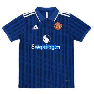Maglia Manchester United Calcio 2025/2026 Blu