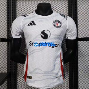Maglia Manchester United Calcio 2025/2026 (EDIZIONE GIOCATORE) Bianco