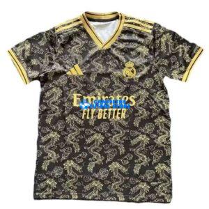 Maglia Real Madrid Calcio 2025/2026 Nero/Giallo
