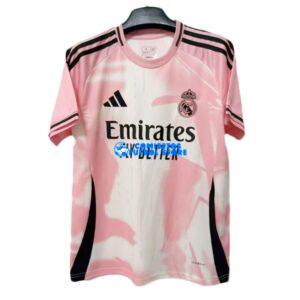 Maglia Real Madrid Calcio 2025/2026 Rosa/Bianco