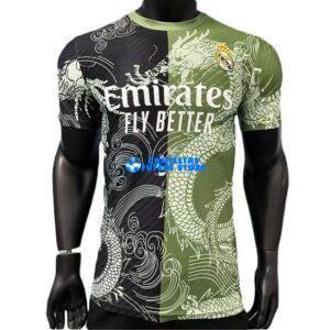 Maglia Real Madrid Calcio 2025/2026 (EDIZIONE GIOCATORE) Nero/Verde