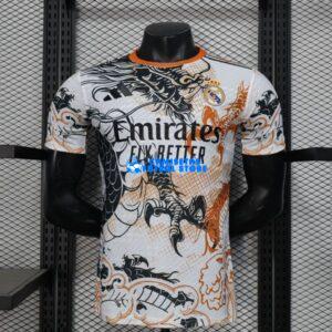Maglia Real Madrid Calcio 2025/2026 (EDIZIONE GIOCATORE) Dragón Bianco