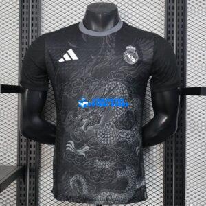 Maglia Real Madrid Calcio 2025/2026 (EDIZIONE GIOCATORE) Dragón Nero