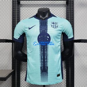 Maglia Barcellona Calcio 2025/2026 (EDIZIONE GIOCATORE) Blu Cielo